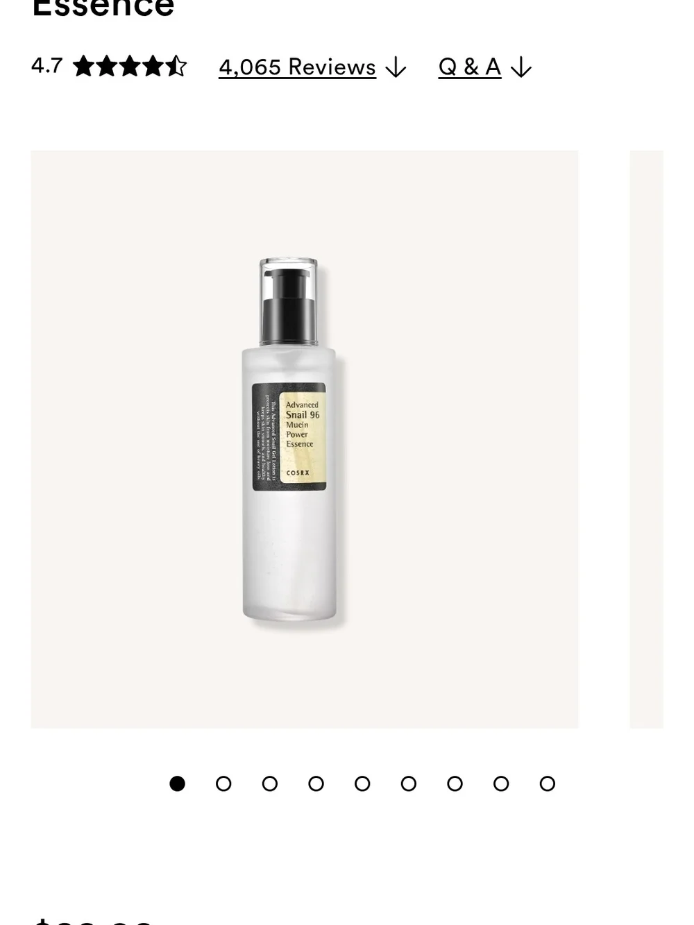COSRX Advanced Snail 96 Mucin Power Essence